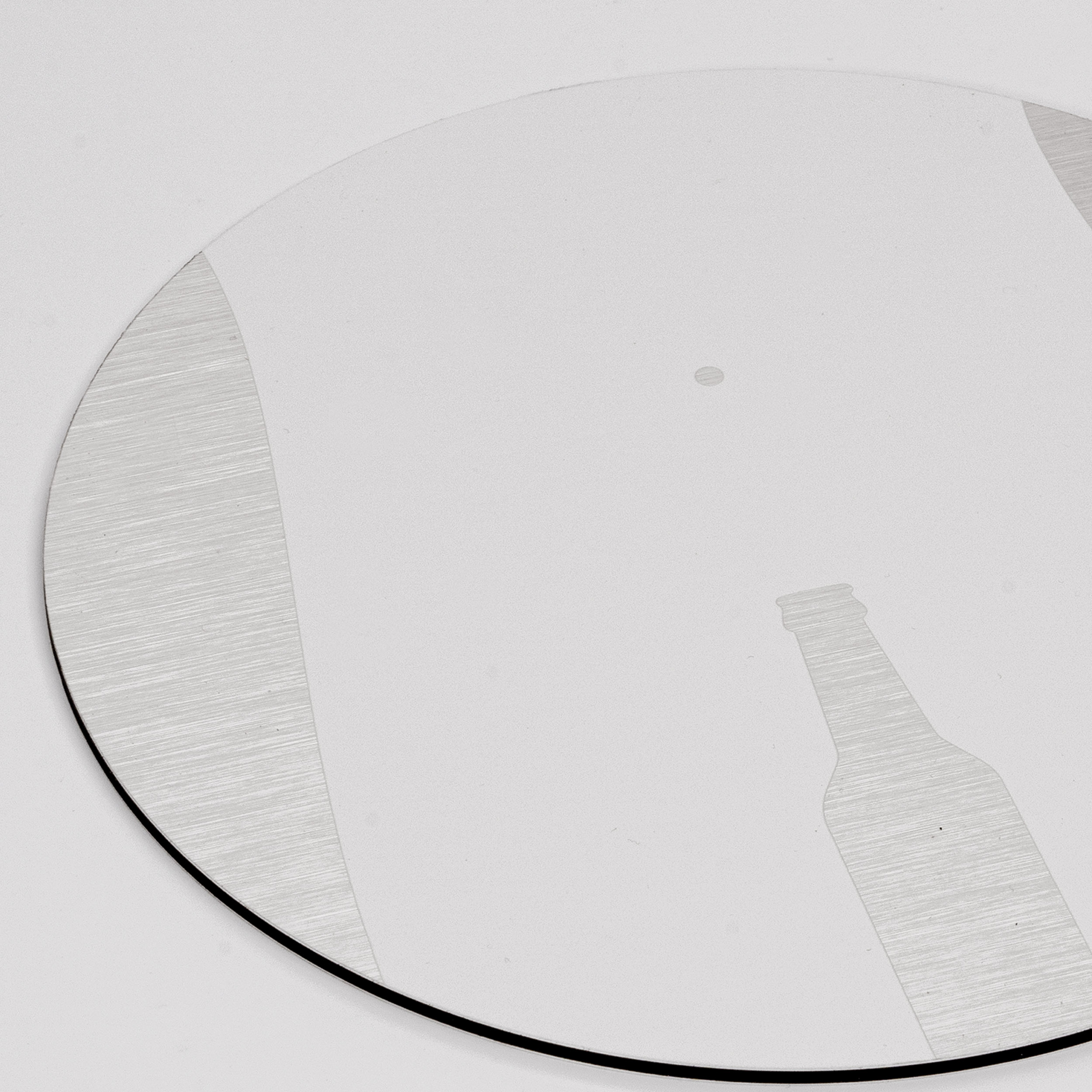 WC Mann Bierflasche Schild Alu Verbund Türschild Toilette