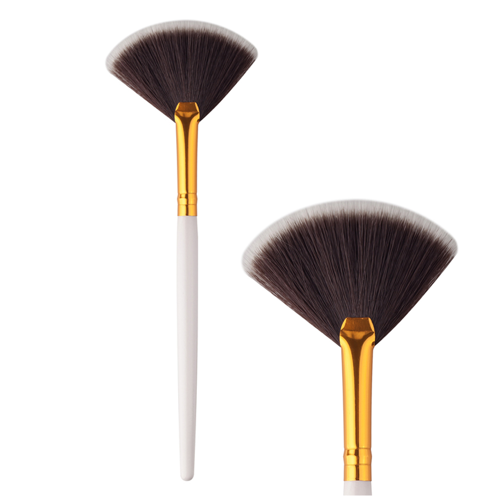 Fächerpinsel zum Aufbringen von Glitzer für Glitzer-Tattoos