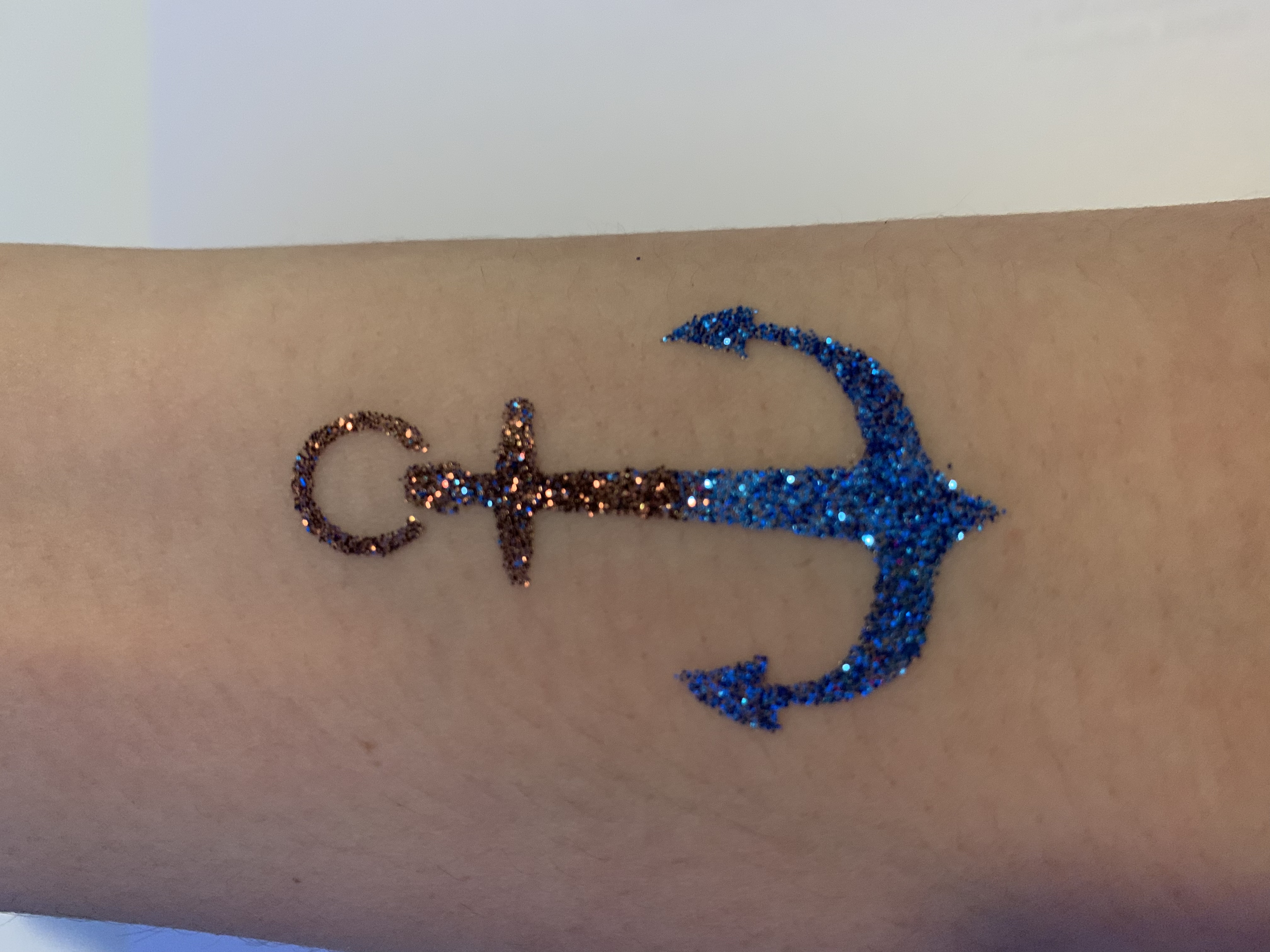 Tattoo Schablonen Anker 2 Selbstklebend Kinderschminken Airbrush