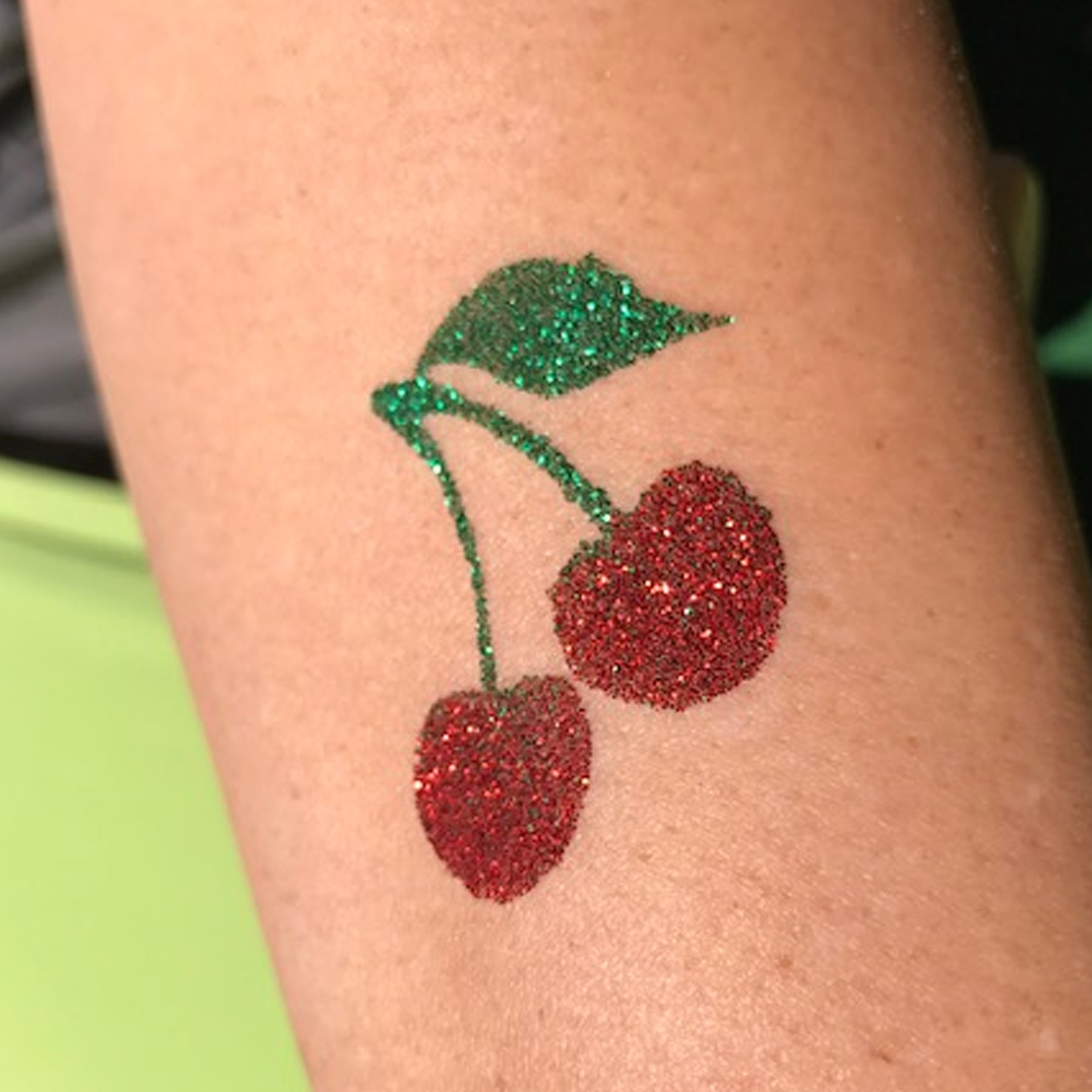 Tattoo Schablonen Kirsche Selbstklebend Kinderschminken Airbrush