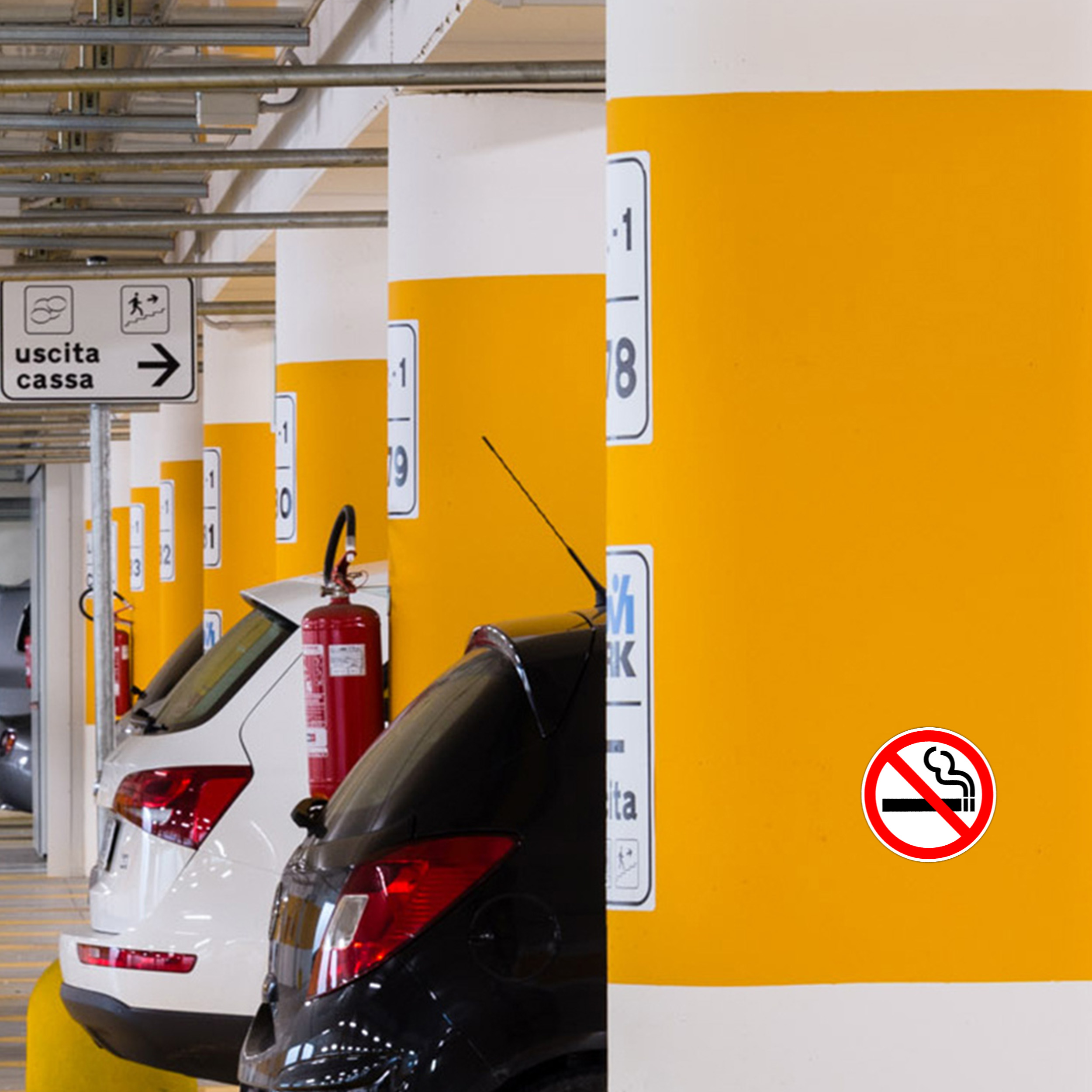 Aufkleber Rauchen verboten Sticker No Smoking Schild Rauchverbot Hinweisschild Selbstklebend