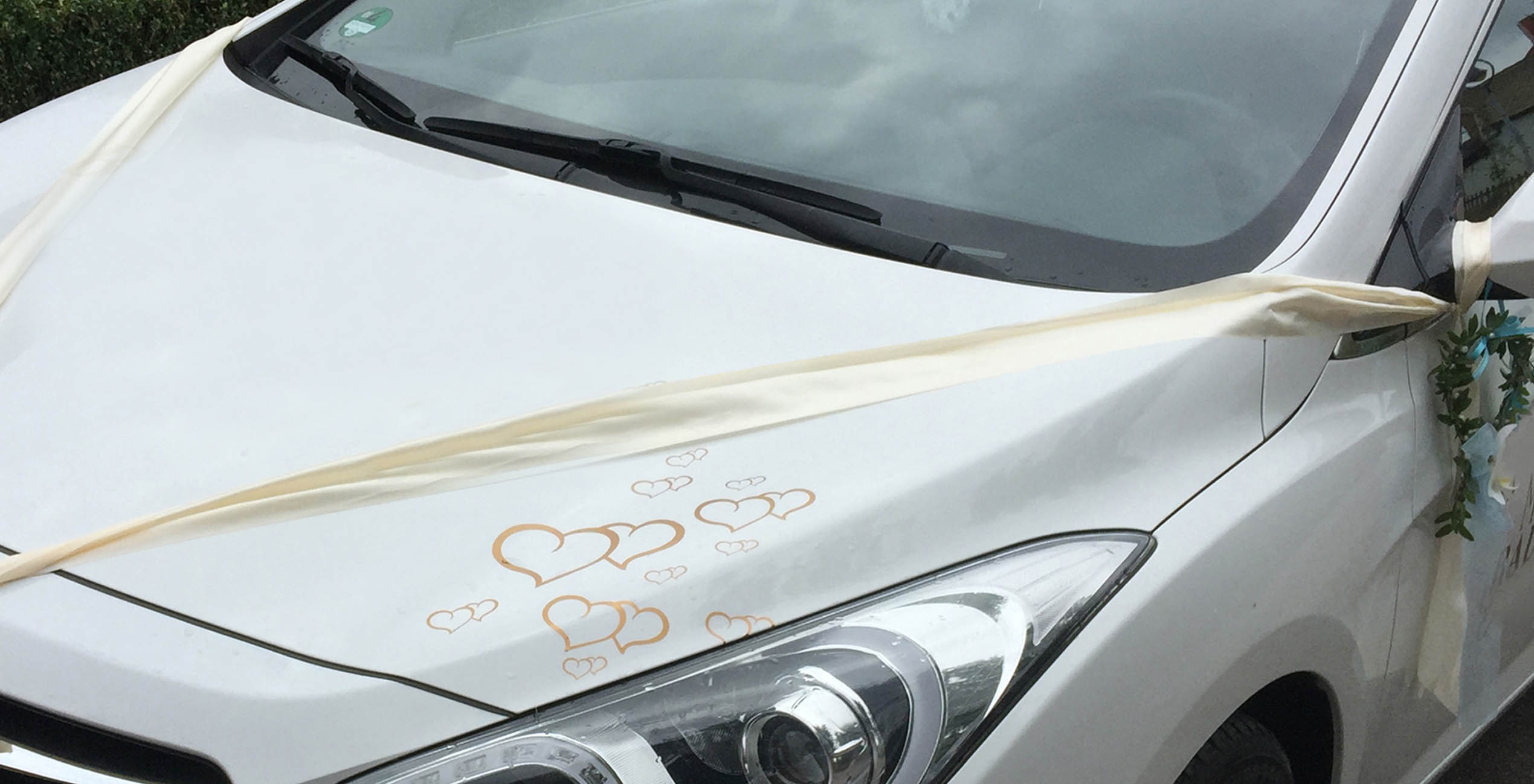 Aufkleber Hochzeit Auto  Herzen  20 Stk.