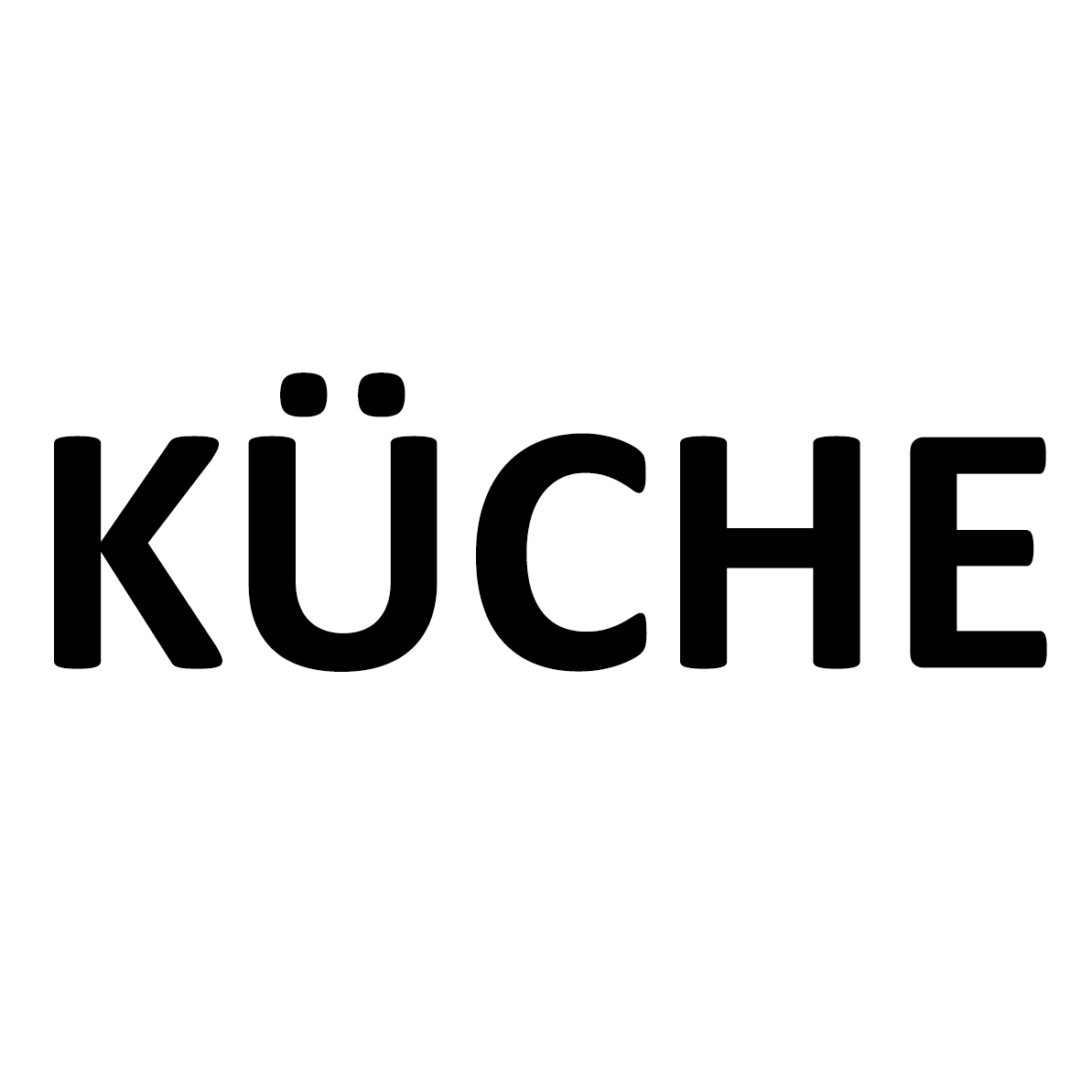 Türaufkleber Büro - KÜCHE