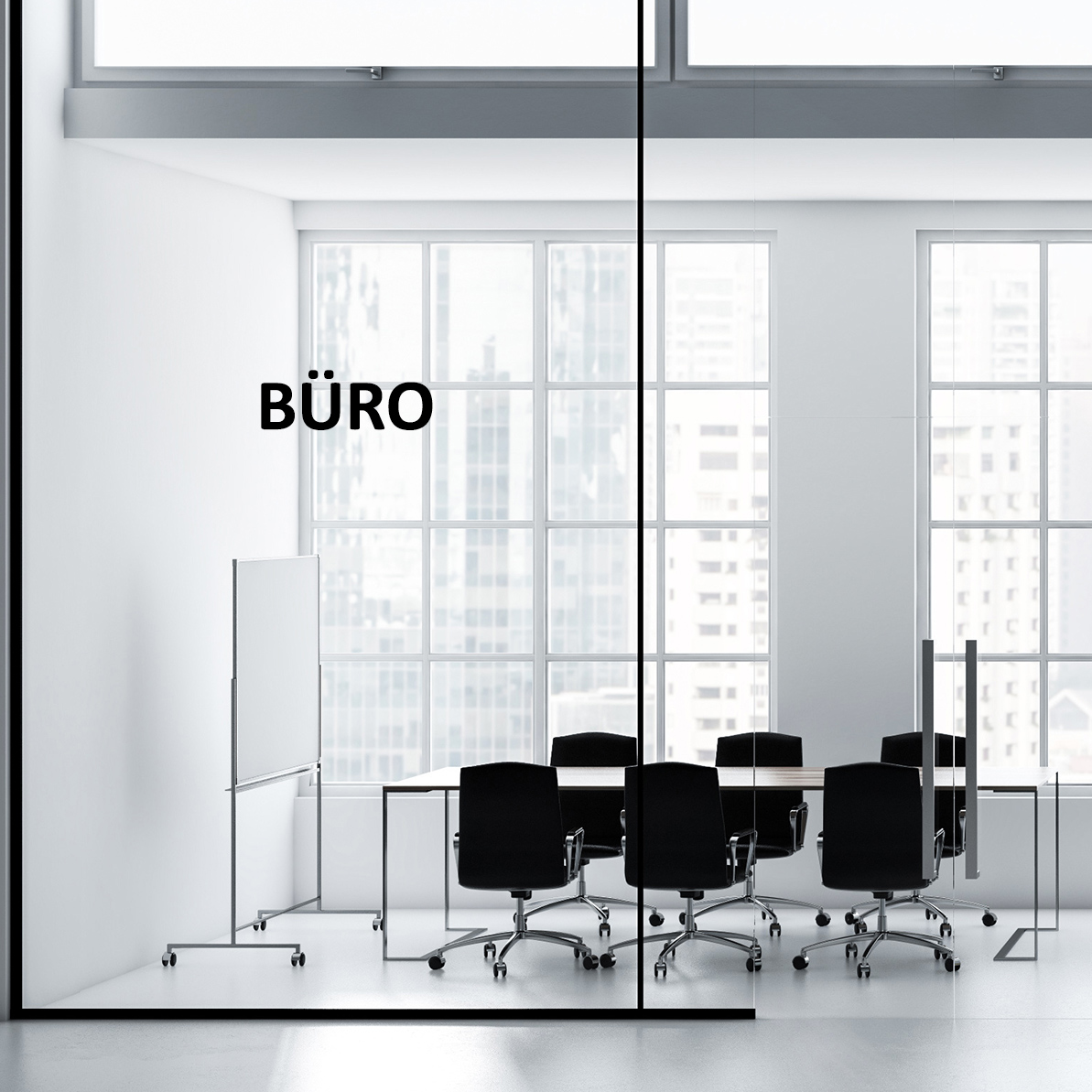 Aufkleber -BÜRO Türaufkleber Hinweisschild Sticker