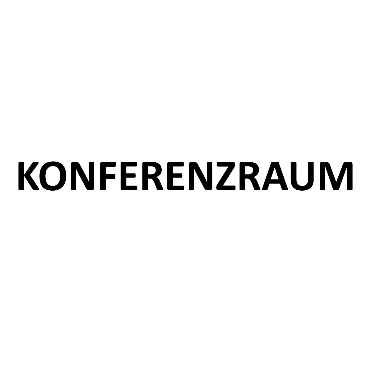 Türaufkleber Büro - KONFERENZRAUM
