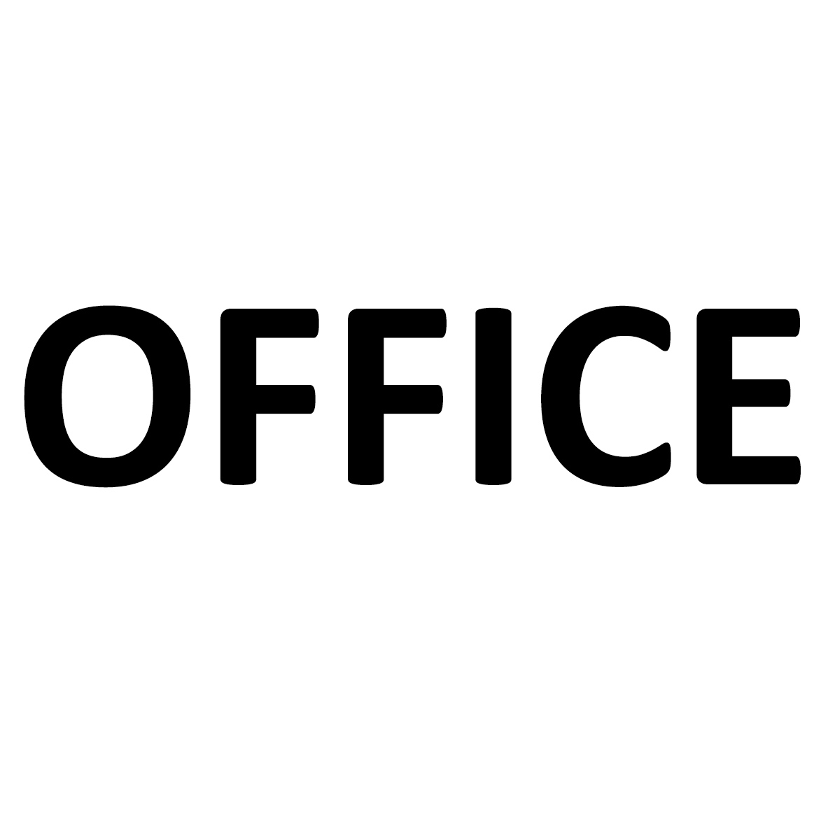 Aufkleber OFFICE Türaufkleber Hinweisschild Sticker