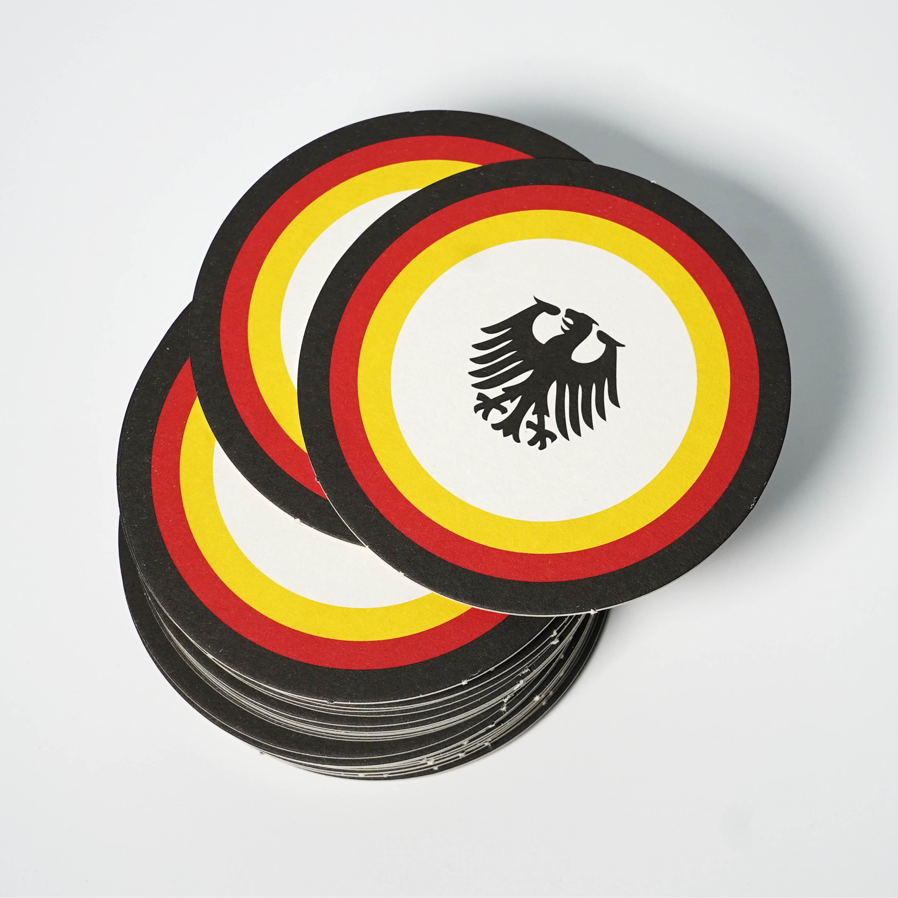 Bierdeckel Fussball Fußball WM im Set Weltmeisterschaft Deutschland Untersetzer Party Bier Geschenkidee Geschenke Männer Deko