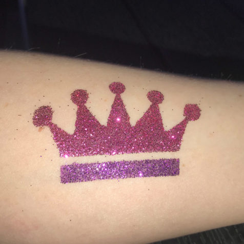 Tattoo Schablonen Set Mädchen (9 Stück) Selbstklebend Kinderschminken Airbrush