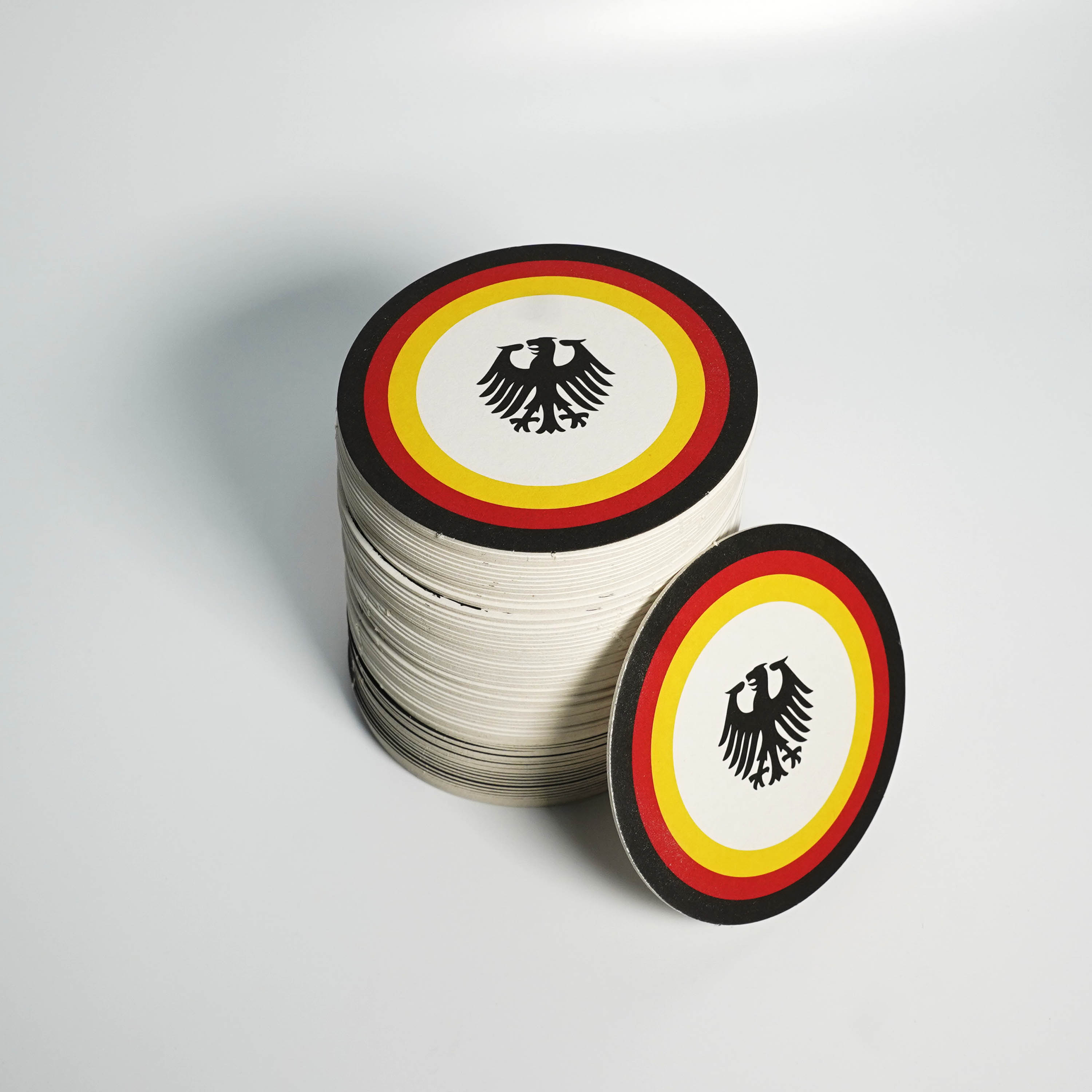 Bierdeckel Fussball Fußball WM im Set Weltmeisterschaft Deutschland Untersetzer Party Bier Geschenkidee Geschenke Männer Deko