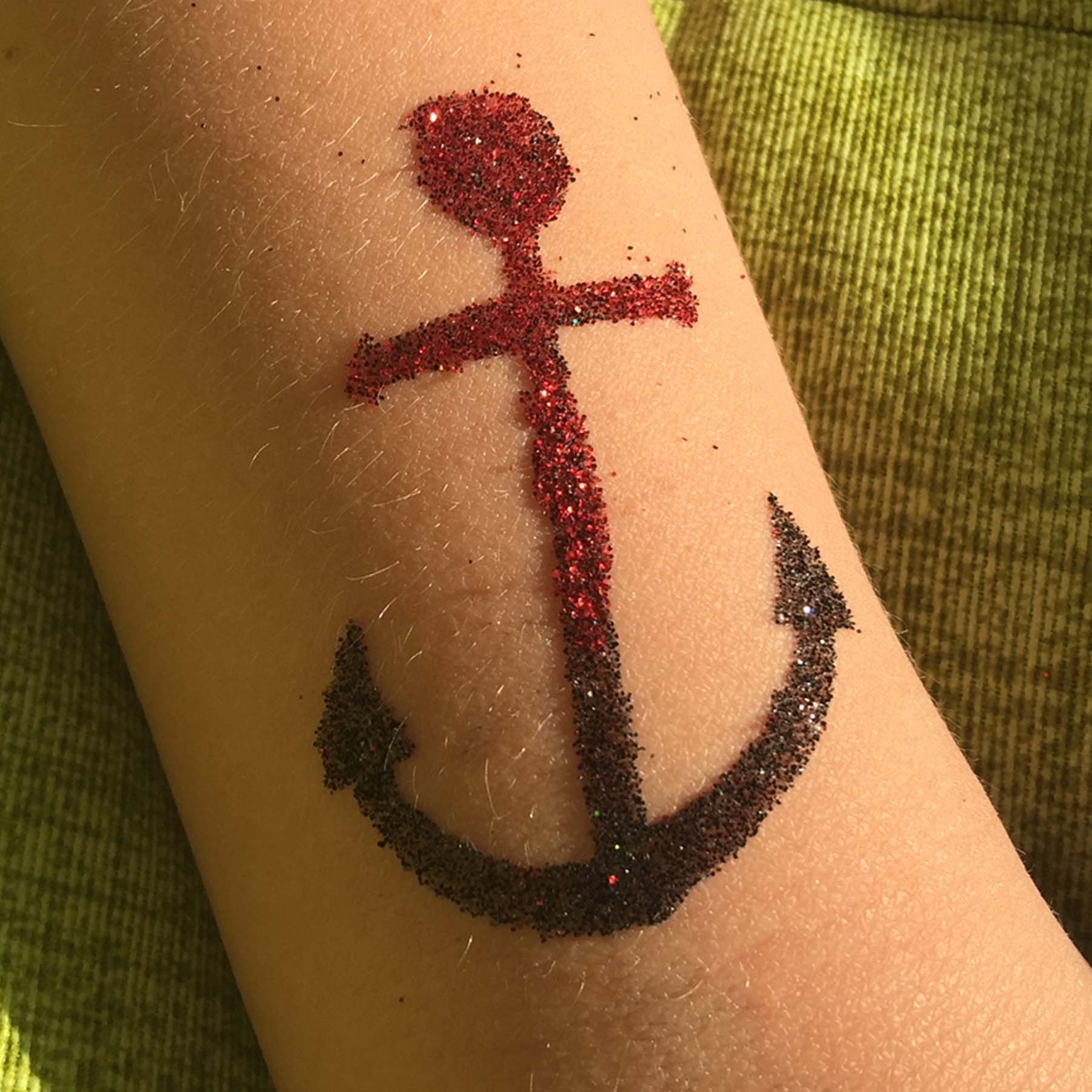 Tattoo Schablonen Sommer Set (9 Stück) Selbstklebend Kinderschminken Airbrush