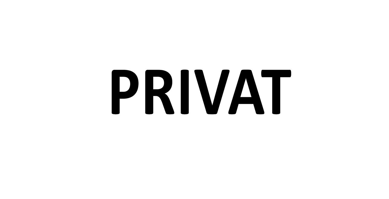 Türaufkleber Büro - PRIVAT