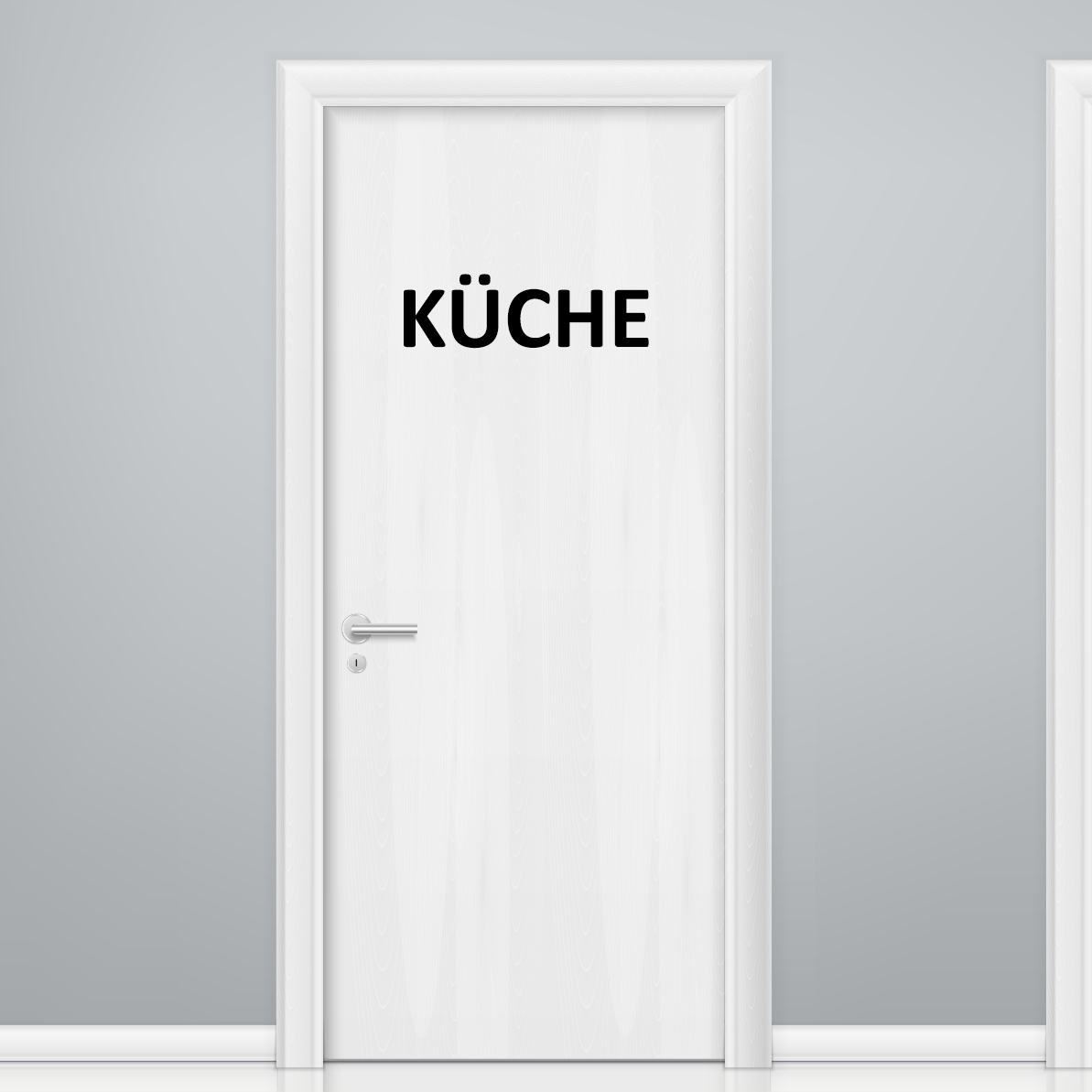 Türaufkleber Büro - KÜCHE