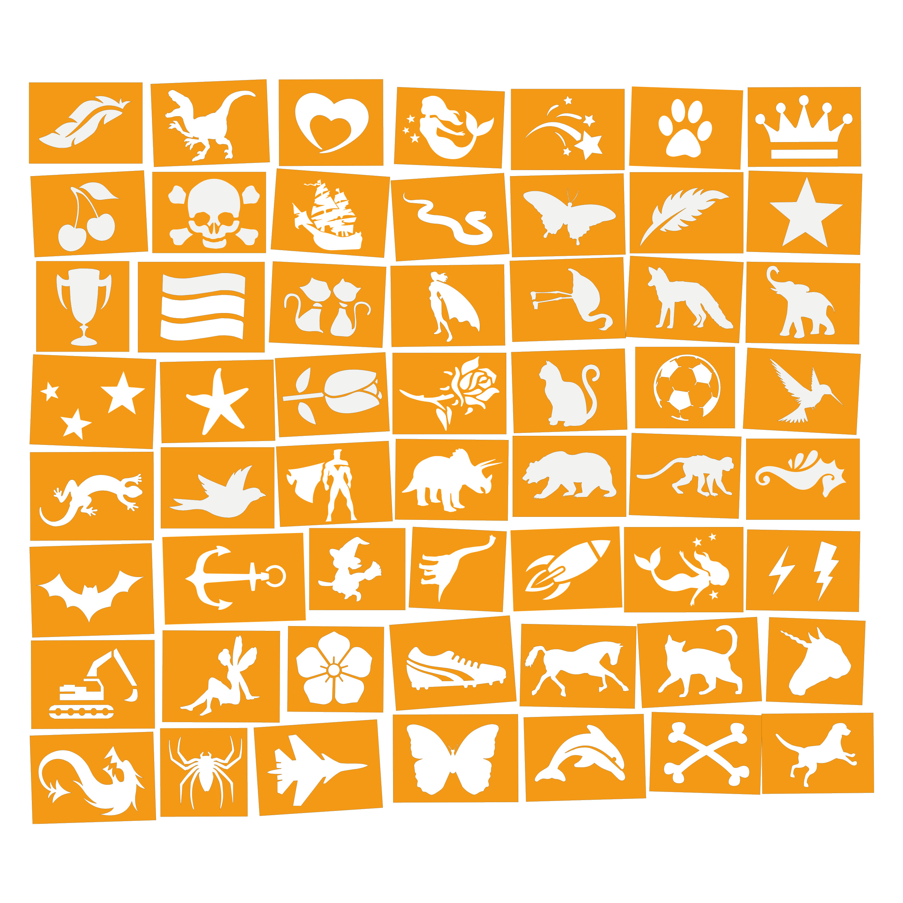 Tattoo Sticker selbstklebende Klebetattoos Schablone Set Kinder Meerjungfrau Mädchen Jungen Kids Kindertattoos temporäre Tattoos Einhorn Anker Geschenke