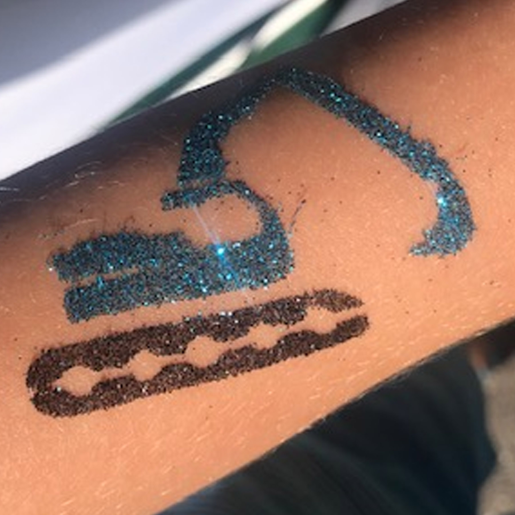 Tattoo Schablonen Bagger Selbstklebend Kinderschminken Airbrush